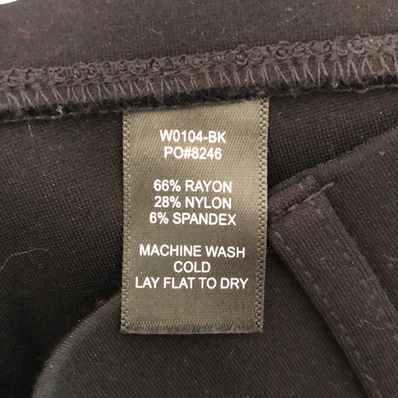 Betabrand Black Bootcut Dress Pants - Picture 8 of 10